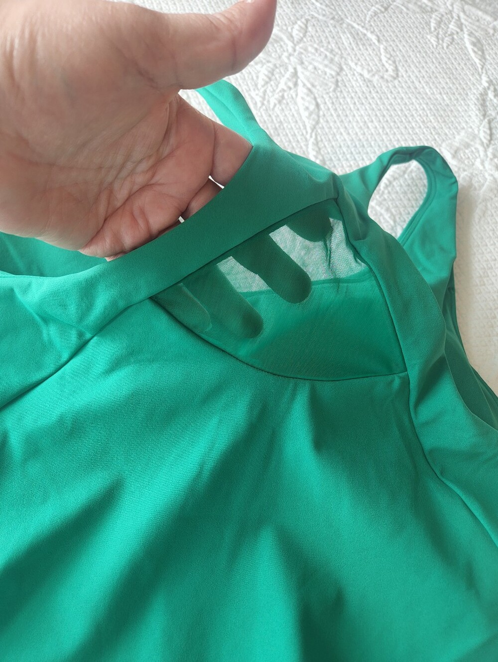 SPANX Green Racerback Tank - Picture 6 of 7